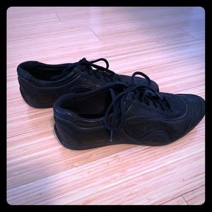 Authentic Prada leather sneakers size 37